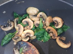 mushroom toast cook mushrooms