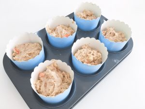 almond butter muffins b4 oven