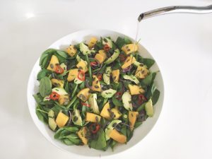 Mango Salad add oil