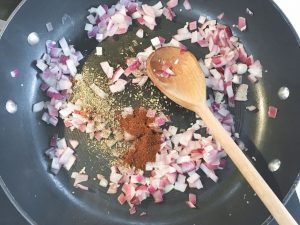Red Lentils add spices